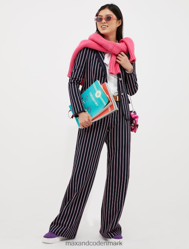 Kvinder skjorte af bomuldspoplin med sløjfer MAX&Co. hvid B2Z2T6512 beklædning