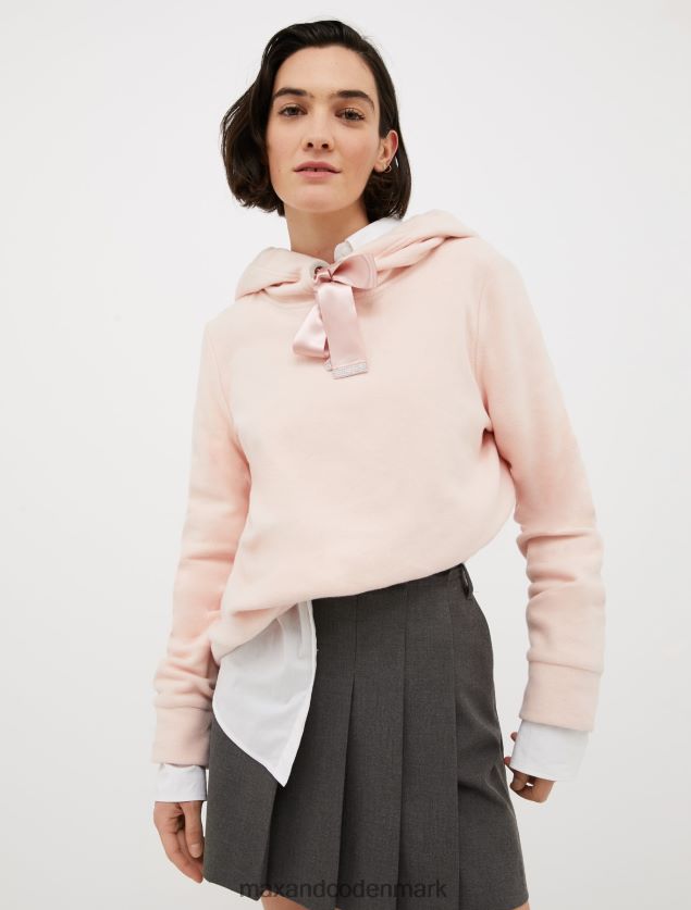 Kvinder hættetrøje i børstet bomuld MAX&Co. hasselnød B2Z2T6655 beklædning