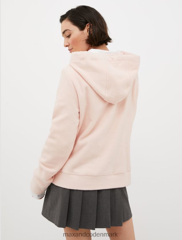 Kvinder hættetrøje i børstet bomuld MAX&Co. hasselnød B2Z2T6655 beklædning