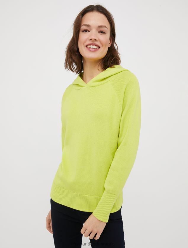 Kvinder hættetrøje i bomuld og kashmir MAX&Co. lyseblå B2Z2T6644 beklædning