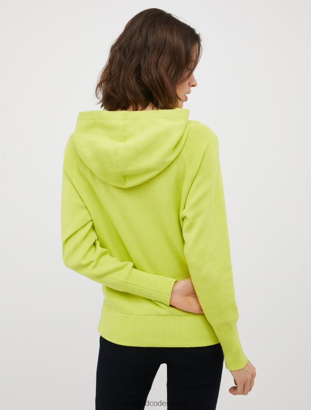 Kvinder hættetrøje i bomuld og kashmir MAX&Co. lyseblå B2Z2T6644 beklædning