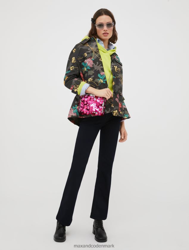 Kvinder hættetrøje i bomuld og kashmir MAX&Co. lyseblå B2Z2T6644 beklædning