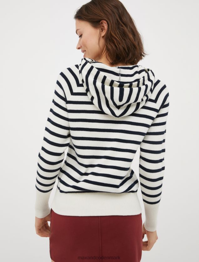 Kvinder hættetrøje i bomuld og kashmir MAX&Co. optik hvid B2Z2T6642 beklædning