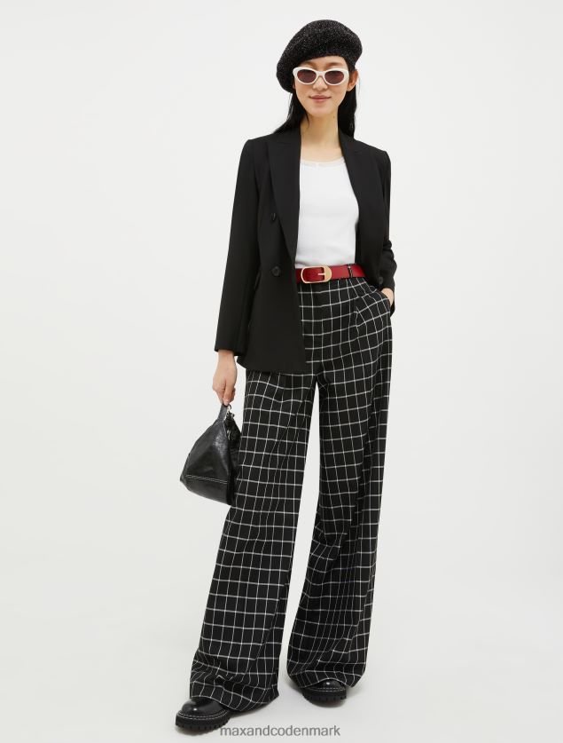 Kvinder ribbet tanktop i bomuldsjersey MAX&Co. optik hvid B2Z2T6435 beklædning