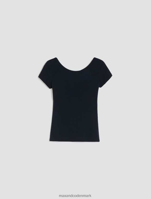 Kvinder slim fit jersey t-shirt MAX&Co. rød B2Z2T6597 beklædning