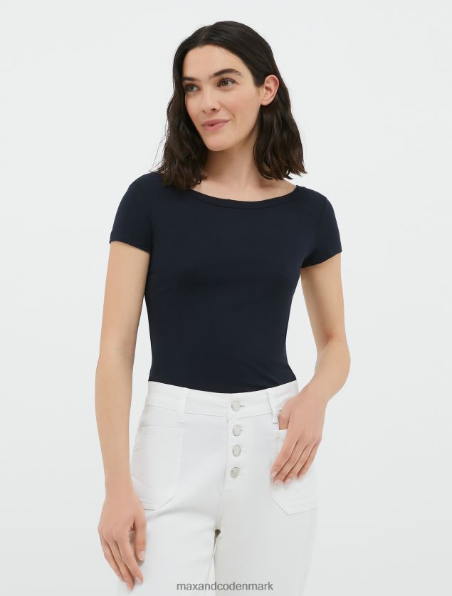 Kvinder slim fit jersey t-shirt MAX&Co. rød B2Z2T6597 beklædning