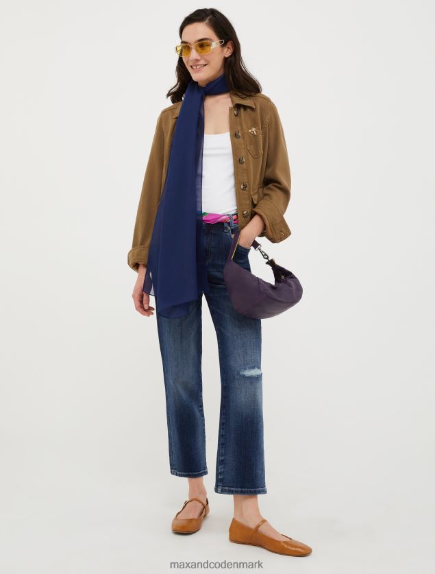 Kvinder stræk-jersey vest top MAX&Co. optik hvid B2Z2T6437 beklædning