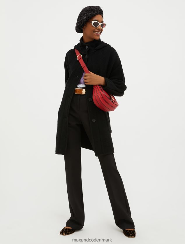 Kvinder t-shirt med logotryk MAX&Co. lilla mønster B2Z2T6561 beklædning