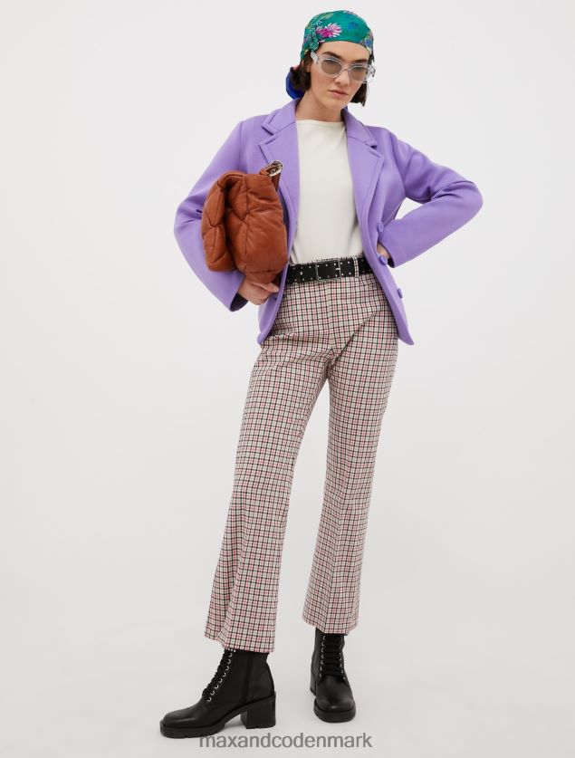 Kvinder bådhalstrøje MAX&Co. hvidt mønster B2Z2T6384 beklædning