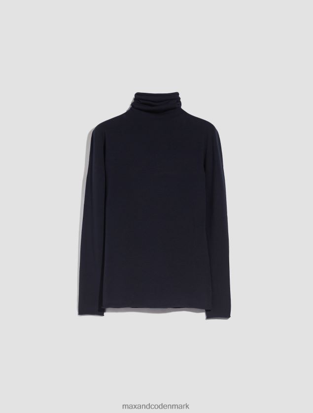 Kvinder højhalset trøje MAX&Co. lyseblå B2Z2T6399 beklædning