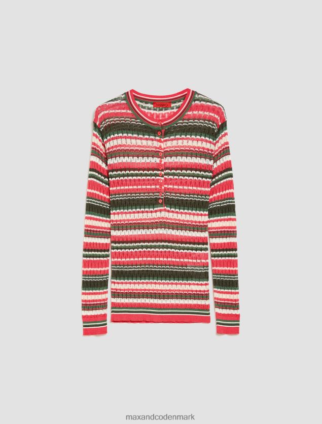 Kvinder mennesker, steder, farve strikket trøje MAX&Co. rød B2Z2T6323 beklædning