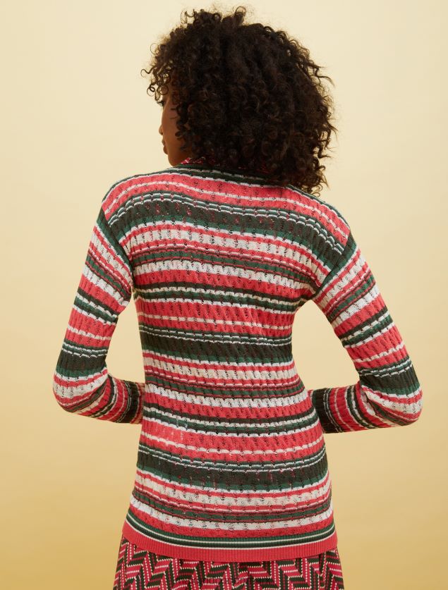 Kvinder mennesker, steder, farve strikket trøje MAX&Co. rød B2Z2T6323 beklædning