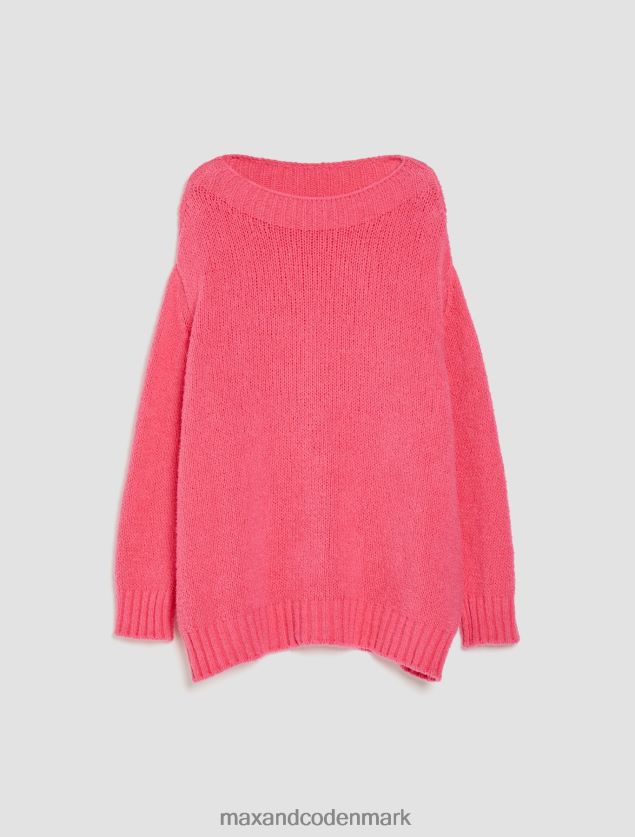 Kvinder oversized bomulds-cocoon-trøje MAX&Co. rosa lyserød B2Z2T6377 beklædning