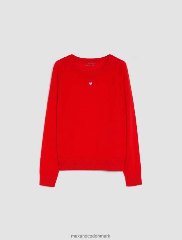 Kvinder ribstrikket uldtrøje MAX&Co. mandarin B2Z2T6354 beklædning