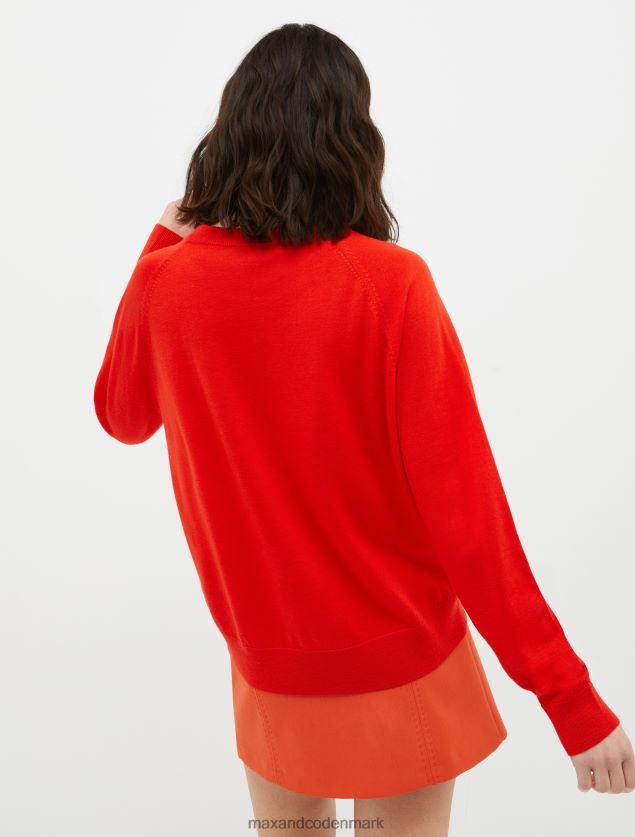 Kvinder ribstrikket uldtrøje MAX&Co. mandarin B2Z2T6354 beklædning