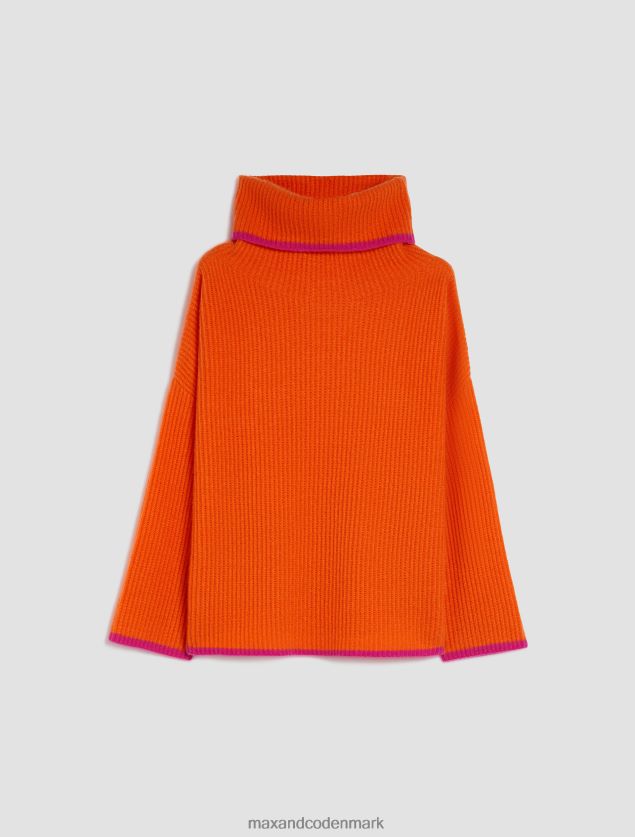 Kvinder rullekrave kashmir pullover MAX&Co. rust B2Z2T6390 beklædning