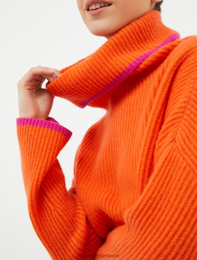 Kvinder rullekrave kashmir pullover MAX&Co. rust B2Z2T6390 beklædning