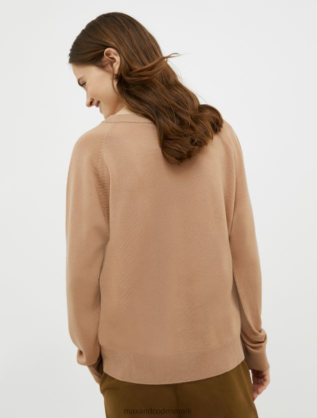 Kvinder stribet trøje i merinould MAX&Co. pulver B2Z2T6362 beklædning