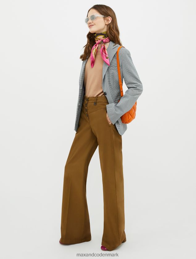 Kvinder stribet trøje i merinould MAX&Co. pulver B2Z2T6362 beklædning