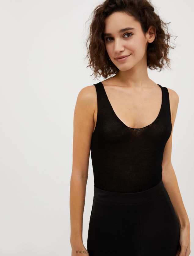Kvinder strikket tank top MAX&Co. sort B2Z2T6311 beklædning