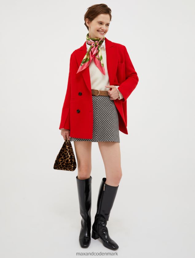 Kvinder tech-uld pullover med rund hals MAX&Co. hvid B2Z2T6420 beklædning