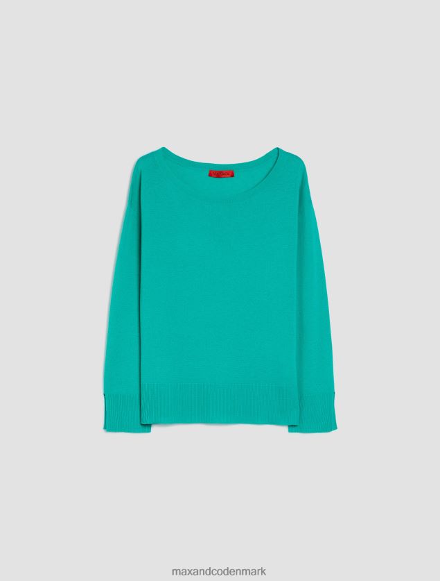 Kvinder uld- og kashmirtrøje MAX&Co. grøn B2Z2T6421 beklædning